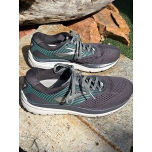 Brooks Addiction 14 Womens Running Shoes Grey Green 1203061B061 Size 10 Medium B